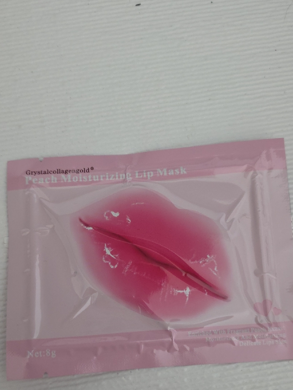 Crystalcollagengold Peach Moisturizing Lip Mask - Pink